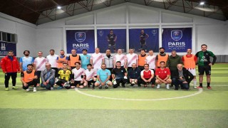 Erzurum protokolü ve medya mensupları Sağlıklı yaşam için sahaya çıktı