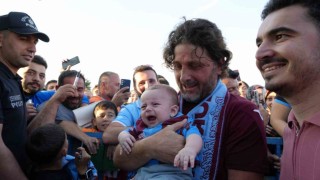 Erzurumda taraftardan Trabzonspora sevgi seli