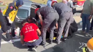 Erzurumda trafik kazası: 4 yaralı