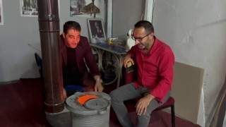 Erzurumlular temmuz ayında soba yaktı