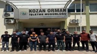 Eskişehirdeki şehitler için Kozandaki ormancılara taziye ziyareti