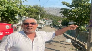 Evine kadar ulaşan yangını gözyaşlarıyla anlattı