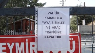 Eymir Gölü, yangın sonrası ikinci bir duyuruya kadar kapatıldı