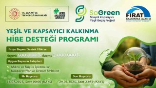 Fırat Kalkınma Ajansından 28 milyon TLlik yeşil dönüşüm desteği
