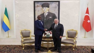 Gabon Cumhurbaşkanı Nguema Ankarada