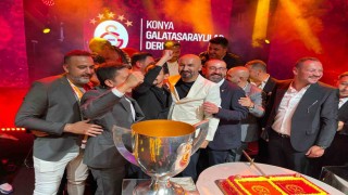 Galatasarayın 25. şampiyonluğu Konyada kutlandı