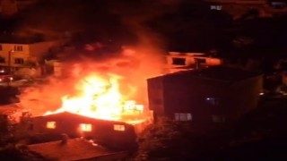 Gaziosmanpaşada patlayan buzdolabı evi kül etti