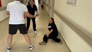 Gazipaşa Devlet Hastanesinde gerçeği aratmayan tatbikat