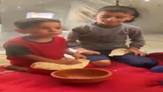 Gazzede 7 ay sonra sofraya gelen et sevindirdi