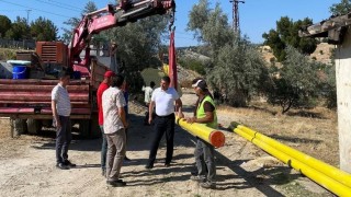 Gediz Hacıbaba mahallesinde doğalgaz çalışmaları başladı