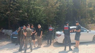 Gemlikte ormanlarda dronlu denetim