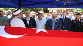 Genç astsubay memleketi Sındırgıda son yolculuğuna uğurlandı