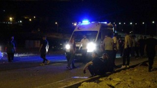 Gercüşte feci kaza: Motosiklet sürücüsünün bacağı koptu