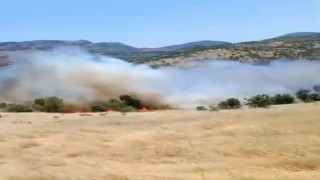 Gergerde korkutan orman yangını