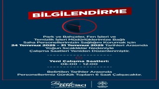 Germencikte aşırı sıcaklara karşı mesai düzenlemesi