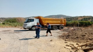 Germencikte moloz mesaisi