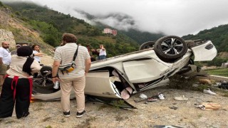 Göksu travertenlerinde trafik kazası: 4 yaralı