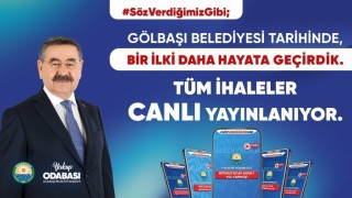 Gölbaşı Belediyesinde bir ilk: İhaleler artık canlı yayında