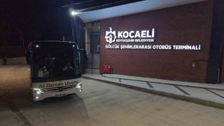 Gölcük Terminalinde ilk sefer İzmire