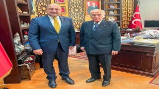 Gülpınardan MHP Genel Başkanı Devlet Bahçeliye ziyaret