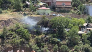 Gümüşhanede bahçede yakılan ateş yangına neden oldu