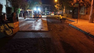 Güzeller Mahallesinde bozulan yollara asfalt