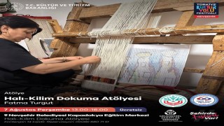Halı - kilim dokuma atölyesinde kültürel etkinlik