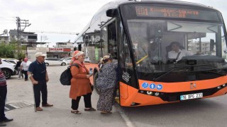 Hatay Büyükşehir Belediyesi, 12 metre uzunluğundaki elektrikli otobüsleri test etti