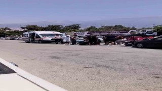 Hatayda motosikletli kurye kaza yaptı: 1 yaralı