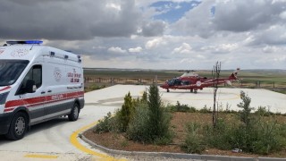 Hava ambulansı böbrek hastası için havalandı