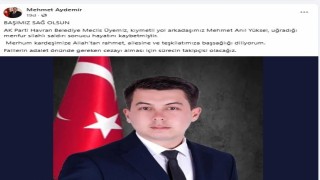 Havranda belediye meclis üyesi silahlı saldırıda hayatını kaybetti