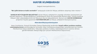 ‘Hayır Kumbarası projesi