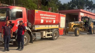 HBB, Suriye Sınırındaki Orman Yangına Müdahale Etti