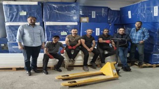 Hollandadan alınan minderler Erzuruma ulaştı