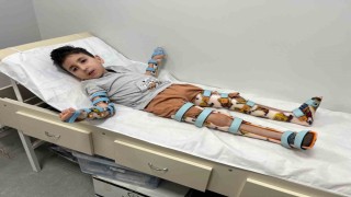 İHAnın haberinden sonra yardımlar devam eden çocuğa KAFO cihazı alındı