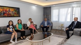 İl Müdürü Yılmazdan ve eşinden gazi Halil Er ve ailesine ziyaret