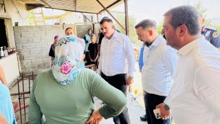 İlçe Protokolü, Yangın Mağdurlarını Yalnız Bırakmadı