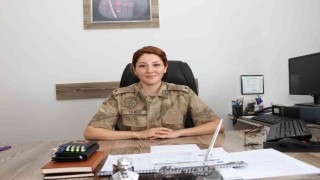 İlçede kadın jandarma komutanı sevinci