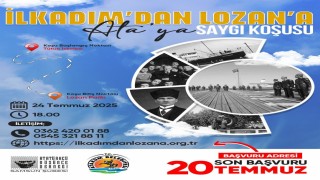 İlkadımdan Lozana Ataya saygı koşusu
