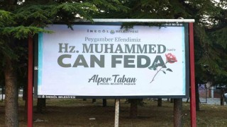 İnegöl Belediyesinden duygulandıran mesaj: Hz. Muhammede (SAV) can Feda