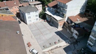 İnegölde kamulaştırılan alanlar otoparka dönüşüyor