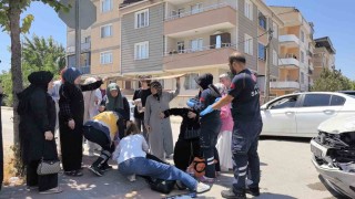 İnegölde zincirleme kaza: 1i komiser 5 yaralı