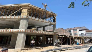 İnşaatta elektrik çarpan işçi yaralandı