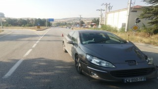 Ispartada iki otomobil çarpıştı: 1 yaralı