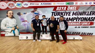 Ispartalı Yalın Berk Türker, karatede Türkiye şampiyonu oldu