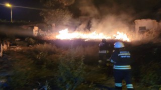 İtfaiyeden anız yangınına zamanında müdahale