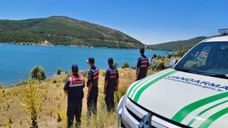 Jandarma ekipleri Çayıralanda baraj denetimi yaptı