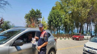 Jandarma ekipleri çevre ve orman yangınlarına karşı bilgilendirdi