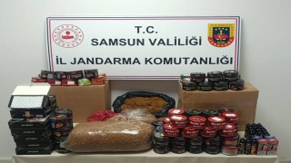 Jandarma kaçak tütün mamulleri ele geçirdi