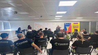 Jandarmadan Kuyucakta işçilere bilgilendirme